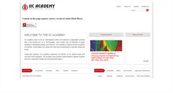 Desktop Screenshot of iicacademy.com