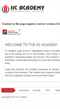 Mobile Screenshot of iicacademy.com