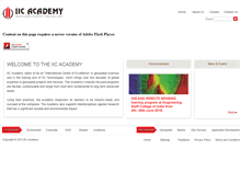 Tablet Screenshot of iicacademy.com